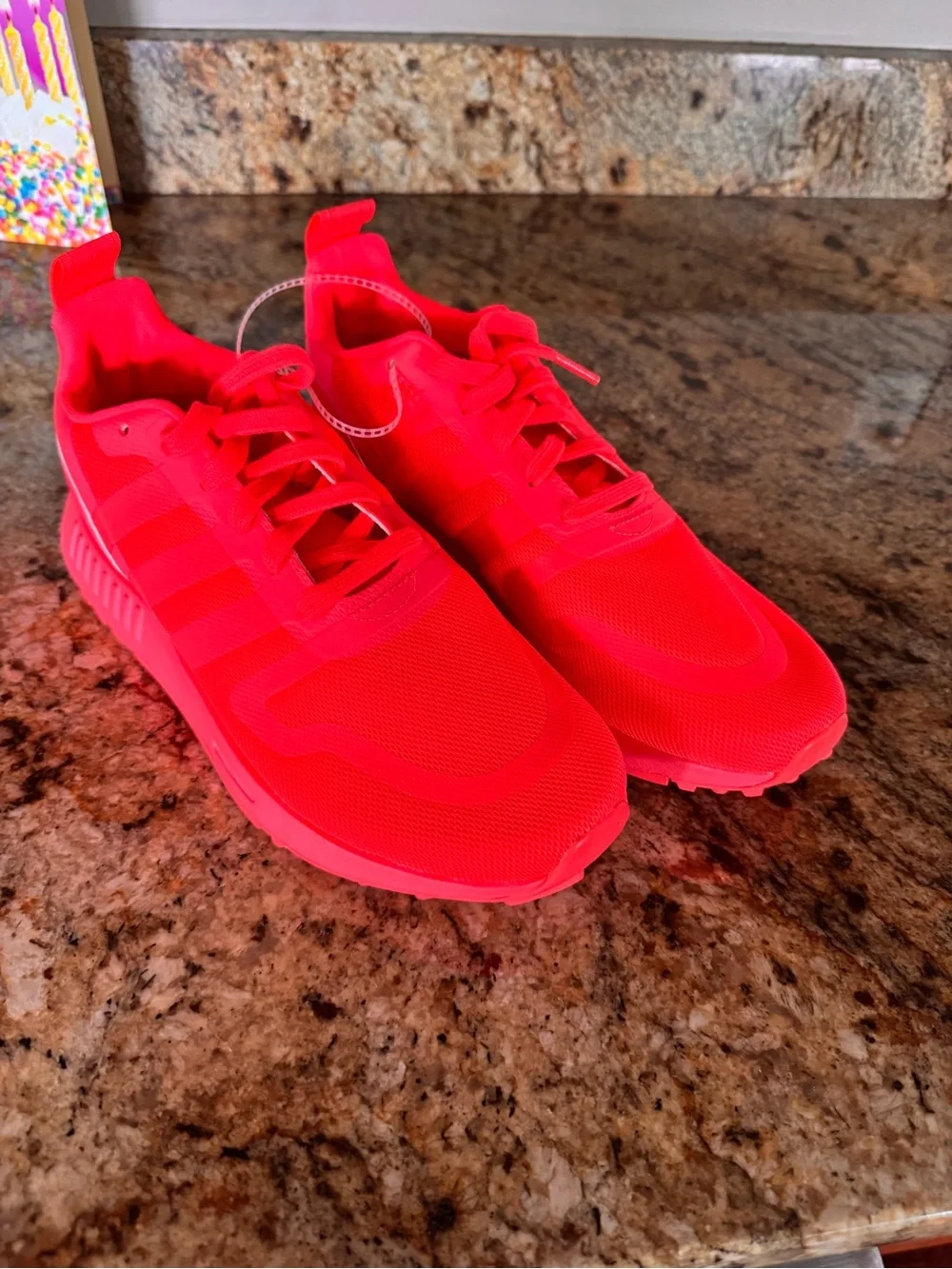 Adidas Originals Multix Turbo Big Kids School Running Shoes Neon GX2223 Size 7